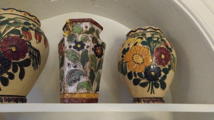 Handmade Antique Italian vases