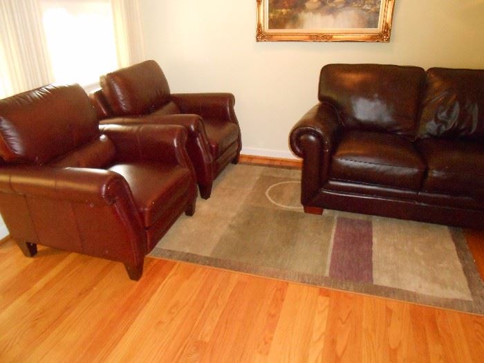Chairs are recliners and in mint condition!