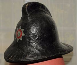 ANTIQUE FIREFIGHTERS HELMET