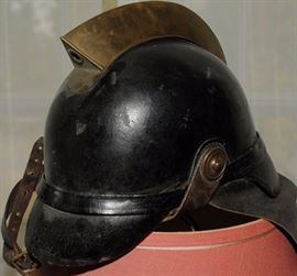 ANTIQUE FIREFIGHTERS HELMET
