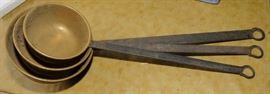 BRASS AND IRON LADLES