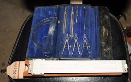 DRAFTING TOOLS AND SLIDE RULE
