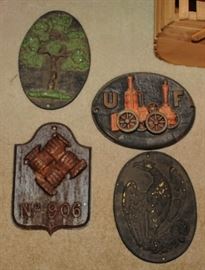 65 YEAR OLD REPLICAS OF FIRE INSURANCE PLAQUES