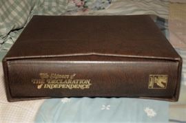 BOUND VOLUME OF FIRST DAY COVERS OF SIGNERS OF THE DECLARATION OF INDEPENDENCE