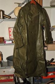 WWII - KOREAN WAR WET WEATHER COAT