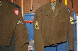 WWII - KOREAN WAR MILITARY U.S. ARMY EISENHOWER WOOL UNIFORM JACKET