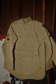 WWII - KOREAN WAR MILITARY U.S. ARMY UNIFORM SHIRT