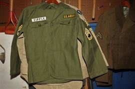 WWII - KOREAN WAR MILITARY U.S. ARMY UNIFORM JACKET