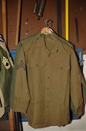 WWII - KOREAN WAR MILITARY U.S. ARMY UNIFORM WOOL SHIRT