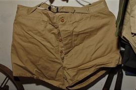 WWII - KOREAN WAR MILITARY U.S. ARMY UNIFORM RARE ATHLETIC SHORTS