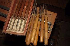 WOOD TURNING CHISELS