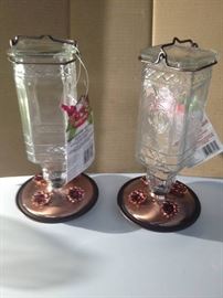 
Perky-Pet Glass Antique Bottle Hummingbird Feeder, Clear (2 feeders)