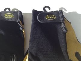 Boss Gloves 4048X Extra Large Black and Gold Premium Goatskin Boss Guard 

Glove