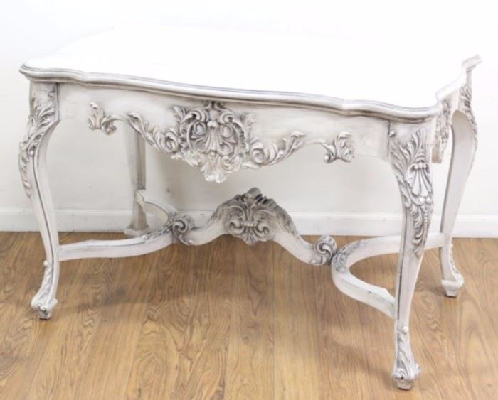 Lot 319: Paint Decorated French Parlour Table