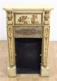 Lot 339: French Empire Style Fireplace Mantel