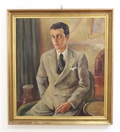 Lot 405: Sidney Laufman, Portrait of Leonard Sillman