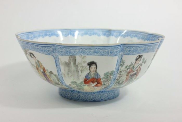 Lot 505: Chinese Eggshell Porcelain Bowl