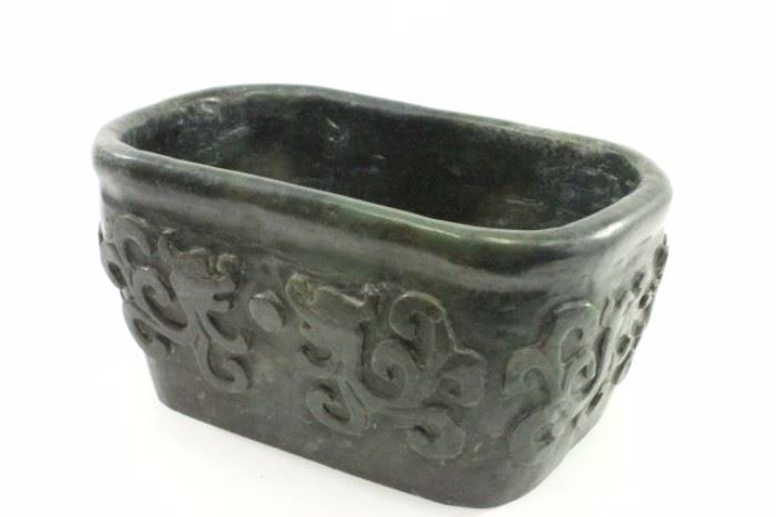Lot 594: Chinese Carved Stone Planter
