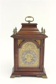 Lot 1001: English Mahogany & Bronze Bracket Clock
