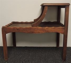 Vintage Magazine Side Lamp Table 