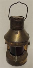 Antique Nautical Brass Lantern