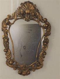 Antique Golden Mirror