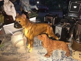 Vintage Morton Metal Boxer Figurine