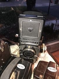 Vintage Rolleiflex Honeywell Film Camera With Planar