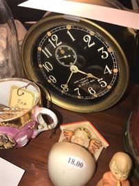 1942 Seth Thomas Mark I Us Navy Deck Clock