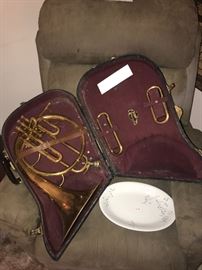 Old Star Brand French Horn With Delmar Case