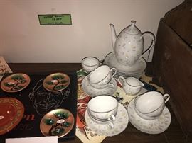 Vintage Arzberg China Confetti Swirl Luncheon set