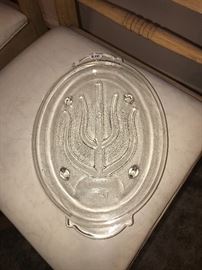 Molded Glass Meat Tray