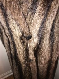 Neiman Marcus FULL LENGTH Raccoon Fur Coat