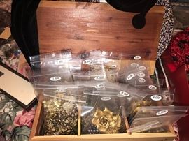 Bags of Assorted Costume Jewelry 