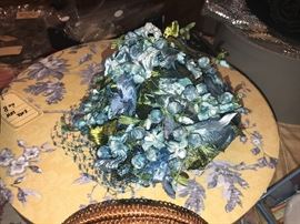 Vintage Womens Hat ~ Floral Hat Box