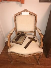 Upholster Side Chair With Arms