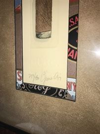 Rare Signed Framed Cigar Art By Charles Leonard ~ Two Available