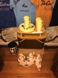 Vintage Picnic Set With Plates And Cups