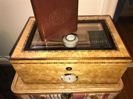 Inlaid Wood Humidor