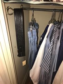 Assorted Vintage Mens Shirts ~ Some Western Ones With Pearl Snaps ~ Vintage Levis jeans