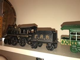 1970's Cast Iron Train Set