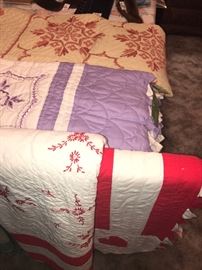 Assorted Vintage Quilts