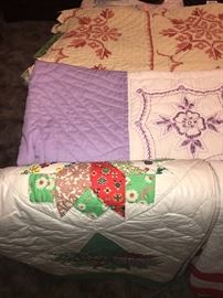 Assorted Vintage Quilts