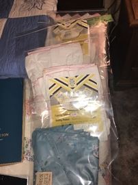 Vintage Pink And White Curtain Panels ~ Never Used ~ Vintage Shower Curtain