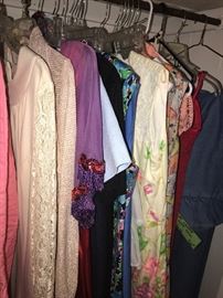 Assorted Vintage 1970's Womens Dresses