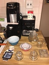 Assorted Kitchen Items ~Keurig Coffee Maker ~ Krups Expresso Machine