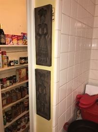 Old Springerle Cookie Molds ~ Carved Wood