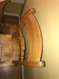 Antique Pine Drop Leaf Table With Four Chairs