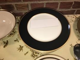 Mikasa ONYX Dinner Plates ~ Twelve