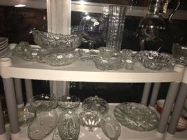 Assorted  Crystal And Glassware